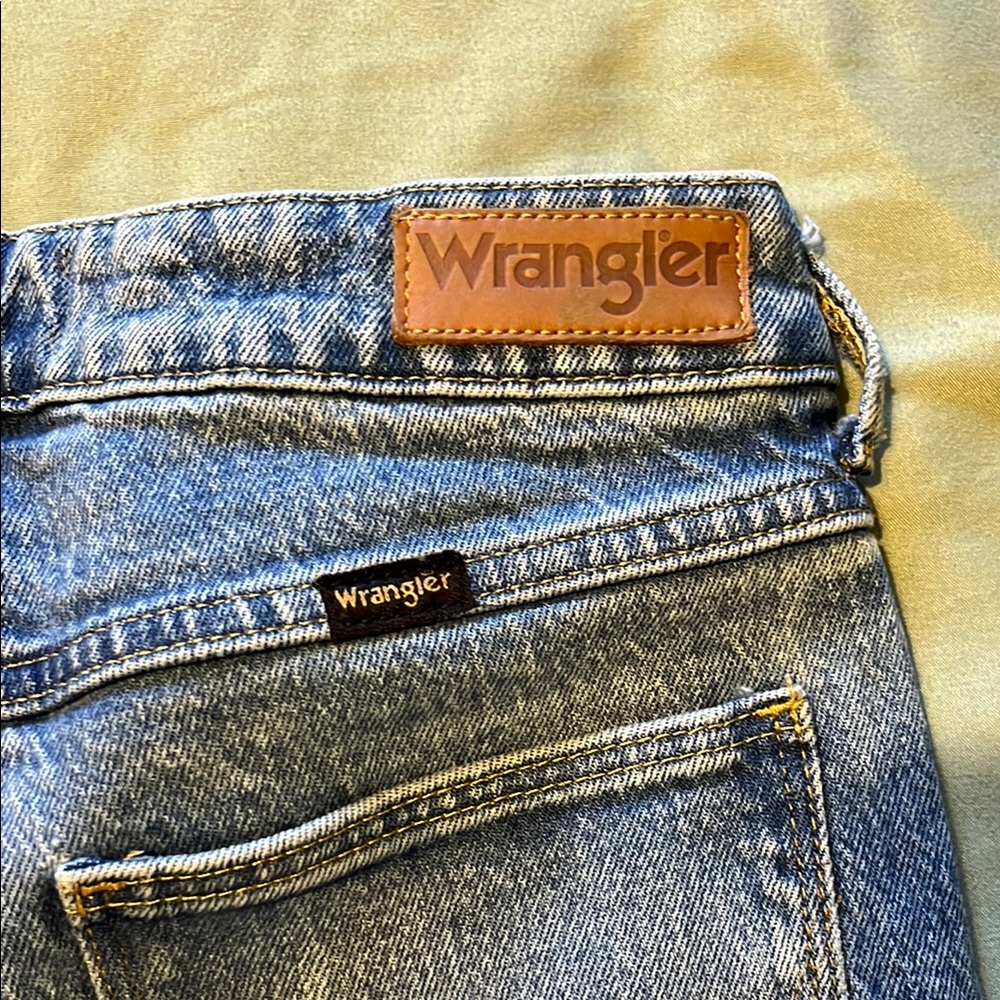 Wrangler Light Blue High Rise Denim Jeans